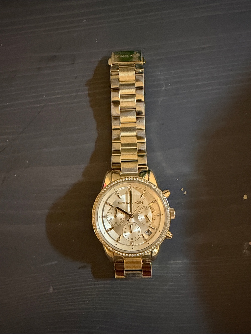 Michael Kors Gold Chronograph Bracelet Watch
